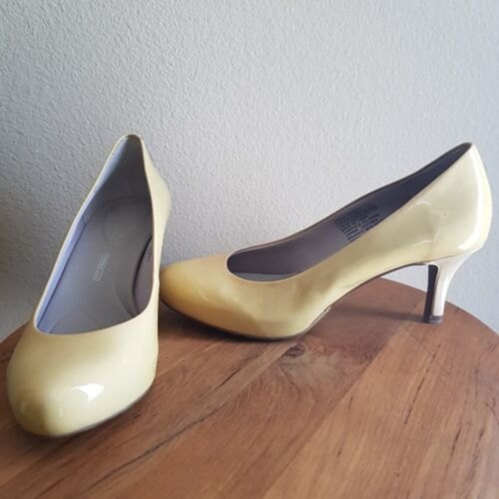 NEW ROCKPORT Adiprene by Adidas Hidden Platform Heels Pumps 6 Patent Leather